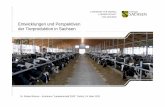 Entwicklungen und Perspektiven der Tierproduktion in Sachsen