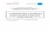 CAHIER DES CHARGES - UNIMED