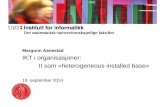 Margunn Aanestad IKT i organisasjoner: II som ...