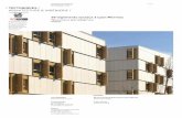 55 logements sociaux à Lyon Mermoz Nouveaux paradigmes