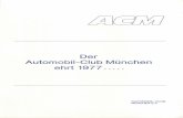 Automobil-ClubMünchen ehrt 1977