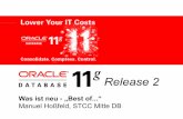 Oracle11g Release 2: Was ist neu? - DOAG