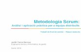Metodologia SCRUM : Anàlisi i aplicació pràctica per a ...