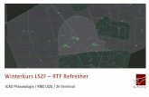 Winterkurs LSZF RTF Refresher - Birrfeld