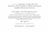 Volume Leviticus Omer, Israel