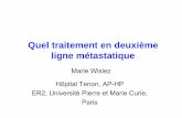 Marie Wislez Hôpital Tenon, AP-HP ER2, Université Pierre ...