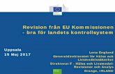 Revision från EU Kommissionen - bra för landets kontrollsystem
