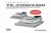 Elektronische Registrierkassen TE-2200/2400