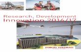 Research, Development Innovation 2016 17
