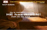 He is not here HE has RISEN! - Mar Thoma Parish, Sharjah