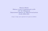 Module M2101 R eseaux locaux et equipements actifs IUT de ...