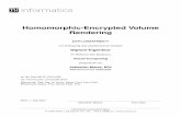 Homomorphic-Encrypted Volume Rendering