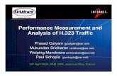 Performance Measurement and Analysis of H.323 Traffic