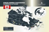 FORCES ARMÉES CANADIENNES Installations au Canada