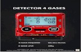 DETECTOR 4 GASES