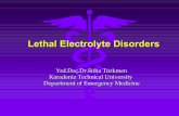 Lethal Electrolyte Disorders - ATUDER