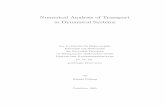 Numerical Analysis of Transport in Dynamical Systems