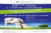 25ème vente de la Sainte Catherine - Terre-net