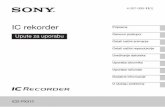 IC rekorder - Sony
