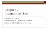 Chapter 2 Instructions Sets - 國立中興大學