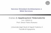 Service Oriented Architectures e Web Services