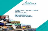 RAPPORT D’ACTIVITE 2020 prévention spécialisée de Digne ...
