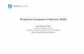 Projectos Europeus e Horizon 2020