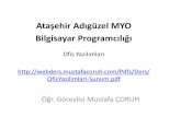 Ataşehir Adıgüzel MYO - mustafacoruh.com