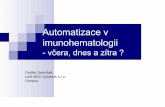 Automatizace v imunohematologii