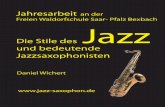 Freien Waldorfschule Saar- Pfalz Bexbach Jazz