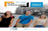 2017-2022 PLAN Cégep de STRATÉGIQUE Jonquière