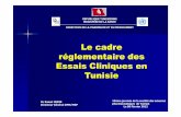 REPUBLIQUE TUNISIENNE MINISTERE DE LA SANTE DIRECTION DE ...