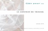 Clés pour LE CONTRAT DE TRAVAIL - Belgium