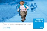 rapport d’activité - UNICEF