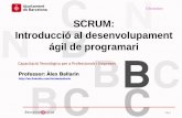 SCRUM: Introducció al desenvolupament ágil de programari