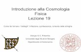 Introduzione alla Cosmologia Fisica Lezione 19