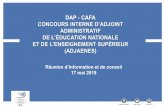 CONCOURS INTERNE D’ADJOINT
