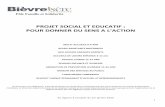 PROJET SOCIAL ET EDUCATIF : POUR DONNER DU SENS A …