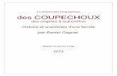 Le dictionnaire biographique des COUPECHOUX
