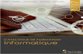 CATALOGUE DE FORMATION Informatique