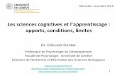 Les sciences cognitives et l’apprentissage