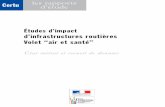 Études d’impact d’infrastructures routières Volet “air et ...