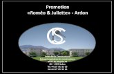 Promotion «Roméo & Juliette» - Ardon