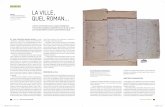 lettres LA VILLE, Par Catherine Bernié-Boissard, QUEL ROMAN…
