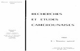 RECHERCHES ET ETUDES CAMEROUNAISES