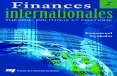 Finances internationales : Théorie, politique et pratique ...