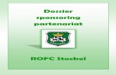 Dossier sponsoring partenariat - R. O. F. C. Stockel
