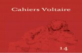 Les , revue annuelle de la Société Voltaire Cahiers Voltaire