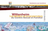 Localisation et programmation du Centre Social et Familial ...