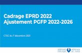 Cadrage EPRD 2022 Ajustement PGFP 2022-2026
